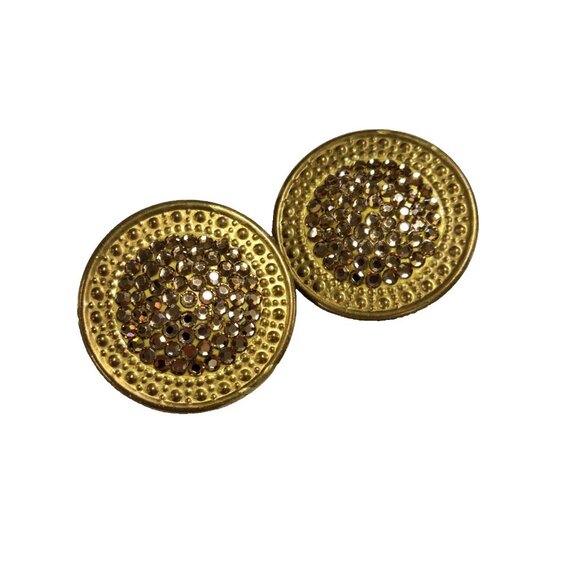 Elegant Gold Stud Earrings - Picture 9 of 11